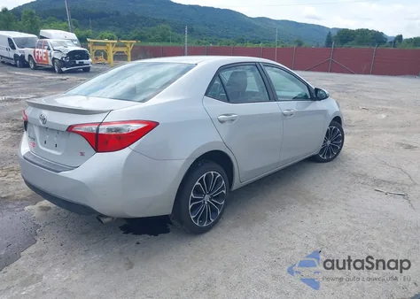 2014 Toyota Corolla S Plus из США, поврежденный, VIN 2T1BURHE4EC044565